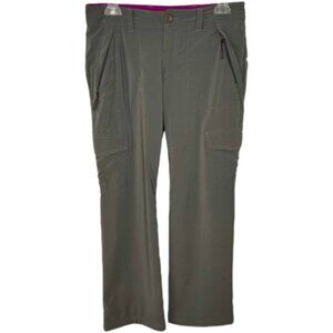 Eddie Bauer Fleece-Lined Pants - Grey/Fuchsia - 2P